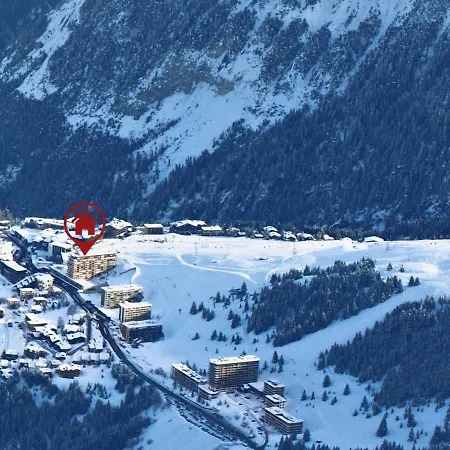 Lägenhet Charmant Duplex 6 Pers. Au Coeur De Courchevel Avec Acces Direct Aux Pistes - Fr-1-563-54