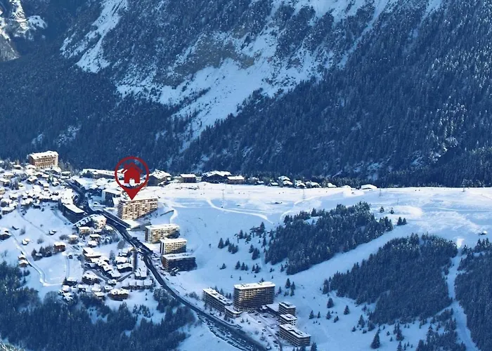 Lägenhet Charmant Duplex 6 Pers. Au Coeur De Courchevel Avec Acces Direct Aux Pistes - Fr-1-563-54